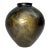 Antique Handmade Hammered Japanese Tooled Bronze Frog Scene Bronze Vase Urn For Sale