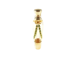 Antique French Silver & Gilt Ladies Flask Liquor or Spirits