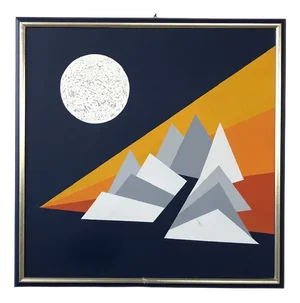 Abstract Composition, 1970s-1980s, Oil on Panel, Framed