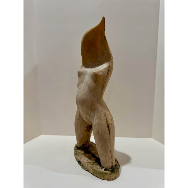 Figurative 1960s Larry Mohr Signed Resin Figurative Sculpture Abstract Female Form Modernist Torso For Sale - Image 3 of 18