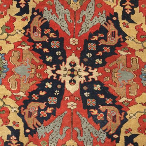 Vintage Herat Wool Rug, Azerbaijan For Sale - Image 4 of 9