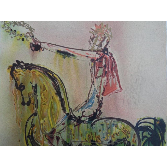 Salvador Dali, Les Chevaux, Lithograph For Sale - Image 4 of 7