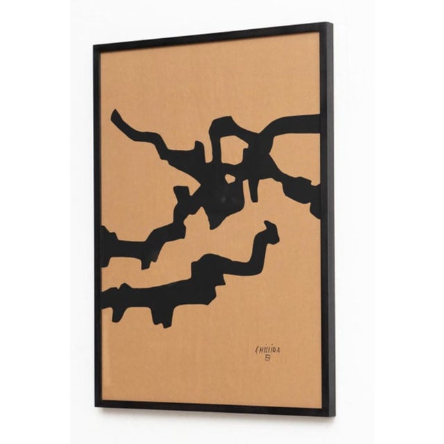 Black Eduardo Chillida, Compositions, Prints, 1990, Set of 2 For Sale - Image 8 of 9