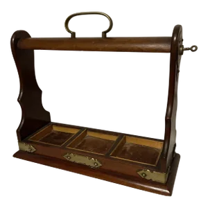 Late 19th Century Edwardian Decanter Tantalus