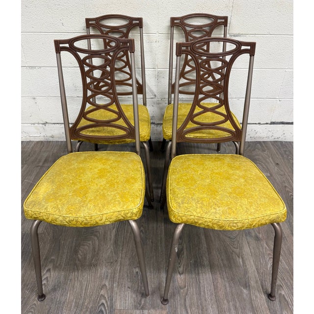 Vintage Brody Seating Company Mid Century Modern Dining Chairs - Set of 4 For Sale - Image 4 of 14