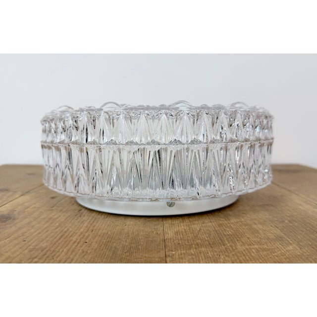 1980s Vintage Glass Wall Light, 1970s For Sale - Image 5 of 17