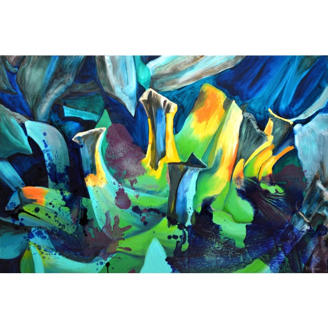 Oil and printing ink on canvas Peny Manavi is a Greek artist born in 1968 who lives & works in Athens, Greece. She has a...