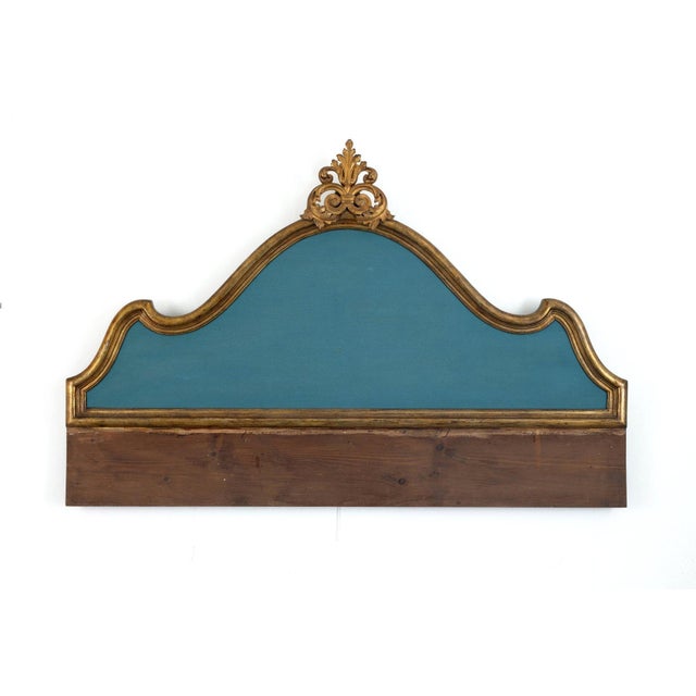 18th Century Baroque Italian Bed Headboard with Gold Leaf, 1800s For Sale - Image 6 of 6