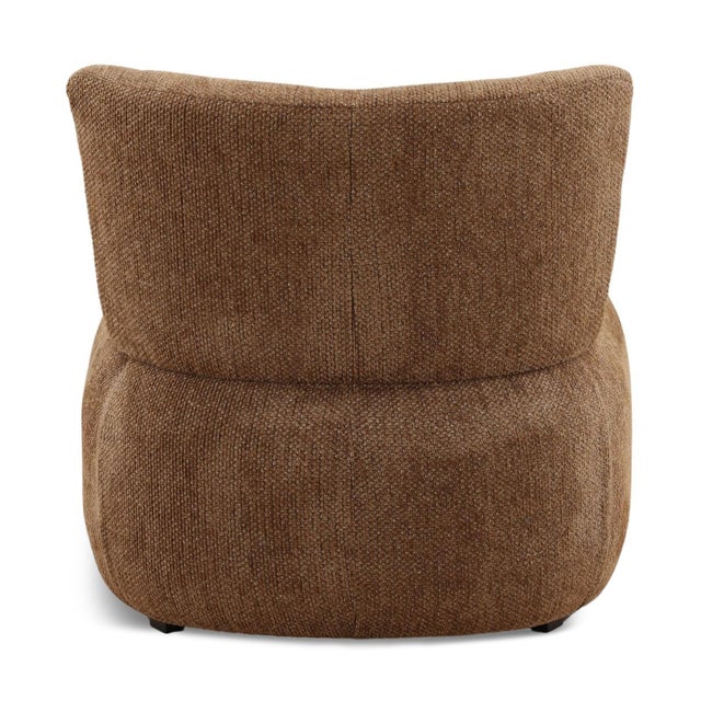 Modern Hazelnut Contour Lounge Chair For Sale - Image 4 of 6
