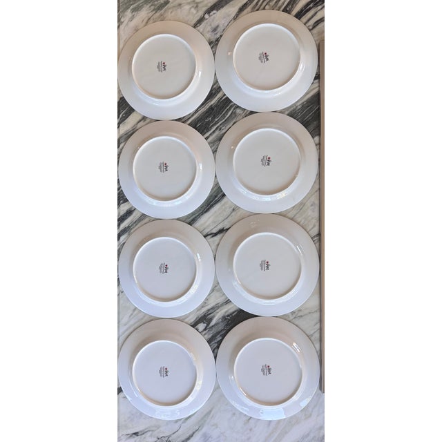 Vera Neumann Papillon Dreams Stripe Up the Bands Plates - 13 Pieces For Sale In Seattle - Image 6 of 14