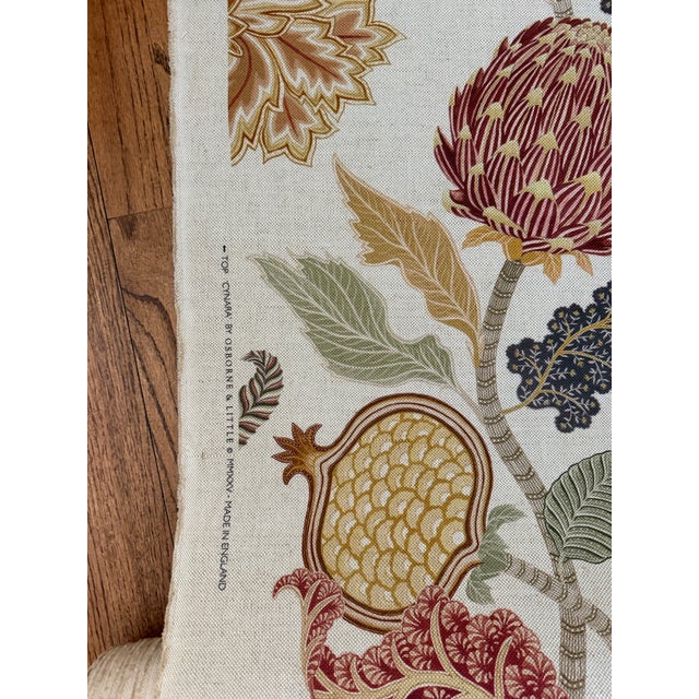 Modern Osborne and Little Cynara F8022 7 3/4 Yards Drapery Upholstery Linen Fabric For Sale - Image 3 of 6
