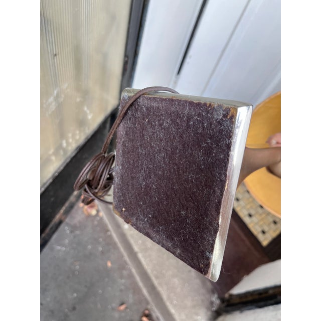 1960s 1960s Laurel Lamp Co. Silver Metal Table Lamp With Original Shade For Sale - Image 5 of 7