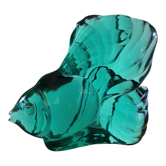 Late 20th Century Obsidian Angelfish For Sale