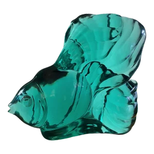 Late 20th Century Obsidian Angelfish