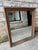 Vintage wooden frame turned into a mirror. This early American wooden frame was the perfect frame to add a mirror to, as...