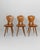 Vintage Folk Style Wooden Farmhouse Chairs, 1960s, Set of 3 For Sale - Image 12 of 12