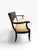2000 - 2009 Maitland-Smith Neoclassical Black Lacquer & Gilt Upholstered Settee For Sale - Image 5 of 18