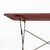 1950s French Folding Wood and Forged Metal Base Table, 1950s For Sale - Image 5 of 10