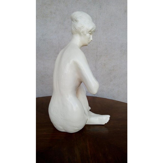 Mid-Century South Bohemian Jihokera Bechyne Sculpture attributed to Bohumil Kokrda For Sale - Image 4 of 18