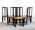 Black Lacquered Frame / Upholstered Dining Chair Set 10 For Sale - Image 13 of 13