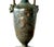 Stone French Neoclassical Patinated Bronze and Marble Urn Vases, a Pair For Sale - Image 7 of 16