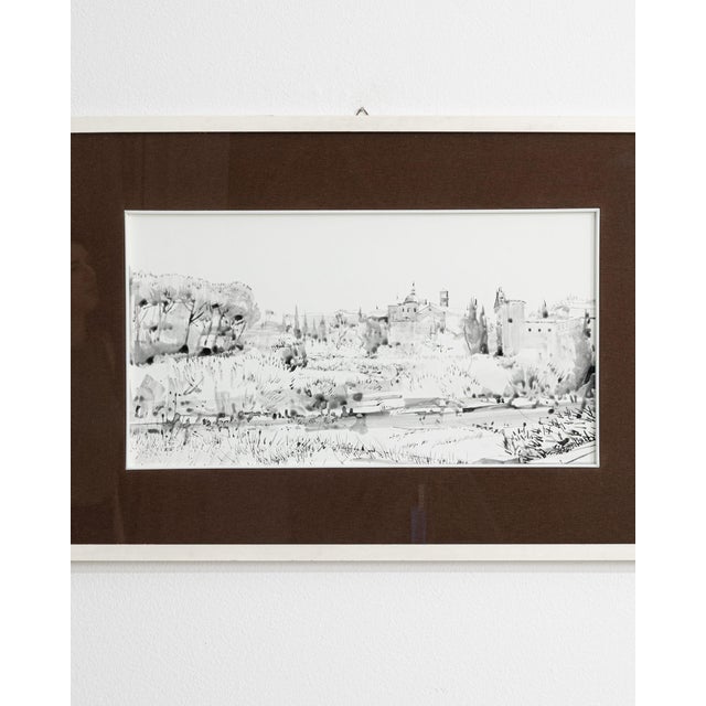Brown Mid 20th Century France Brown Wood Painting For Sale - Image 8 of 15