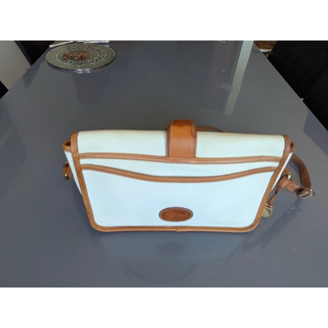 Traditional Classic Dooney and Burke Equestrian Shoulder Bag For Sale - Image 3 of 7