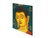 1990s Vintage HandPainted Artistic Buddha Head Wood Plaque Art For Sale - Image 5 of 6