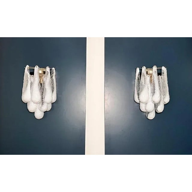 Italian Wall Sconces, Murano, 1990s, Set of 4 For Sale - Image 8 of 18