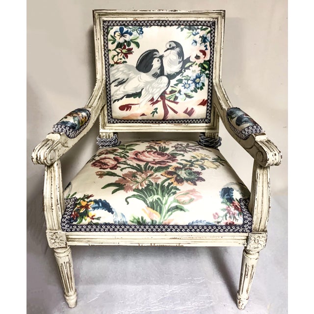 Mid 20th Century French Child’s Bergere Chair For Sale In Atlanta - Image 6 of 6