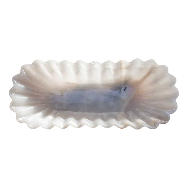 Decorative Centerpiece Bowl in Green Onyx by Forzini For Sale