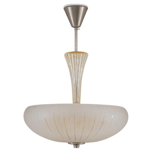 Scandinavian Glass Pendant attributed to Orrefors, Sweden, 1950s For Sale - Image 8 of 8