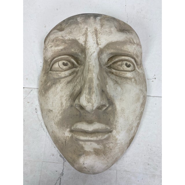 Mid Century Vintage Plaster Figural Wall Sculpture For Sale - Image 9 of 9