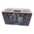Vintage MCM Delft Williamsburg Blue Flower Frog Vase For Sale