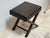 Rustic Four Hands Elyse Ottoman, Durango Smoke For Sale - Image 3 of 12