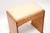 1930s Art Deco Birds Eye Maple and Leather Stool, 1930 For Sale - Image 5 of 8