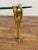 1950s Mid-Century Modern Maison Jansen Style Brass and Glass Coffee Table For Sale In Charlotte - Image 6 of 10