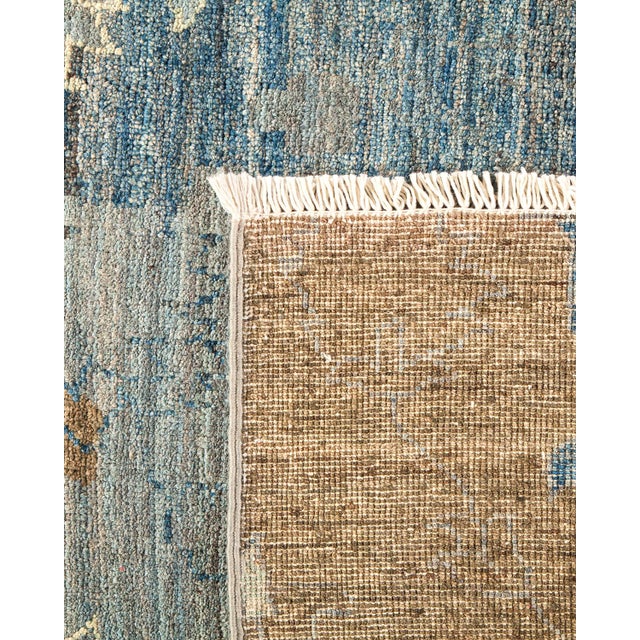 2010s Eclectic Collection Hand-Knotted Area Rug - Light Blue Collection 10' 4" X 13' 9" For Sale - Image 5 of 10