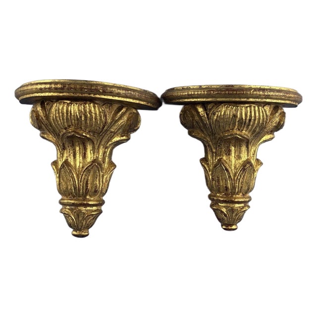 1960s Pair of Vintage Florentia Wall Brackets For Sale