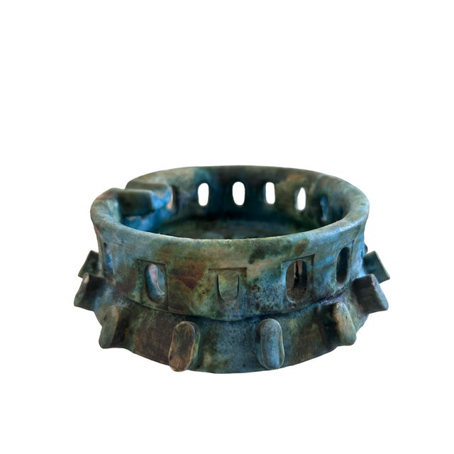 Beautiful and Brutal Ashtray by Alvino Bagni for Rosenthal. The ashtray comes from his enchanting ‘Seascape’ collection....