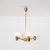 1950s Prismatic Five Pod Crystal Pendant Chandelier, 1950s For Sale - Image 5 of 10