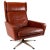 Danish Red Brown Leather Easy Chair, 1960s For Sale - Image 10 of 10