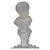 Antique Unsigned Baccarat French Frosted Crystal Bust of Young Napoleon II on Pedestal Base For Sale - Image 10 of 10