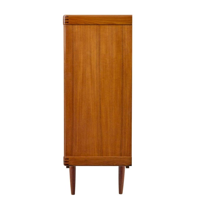 Mid-Century Danish Teak Highboard by H.W.Klein for Bramin, 1960s For Sale - Image 9 of 14