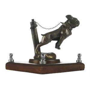 Bronze Dog Mascot Sculpture