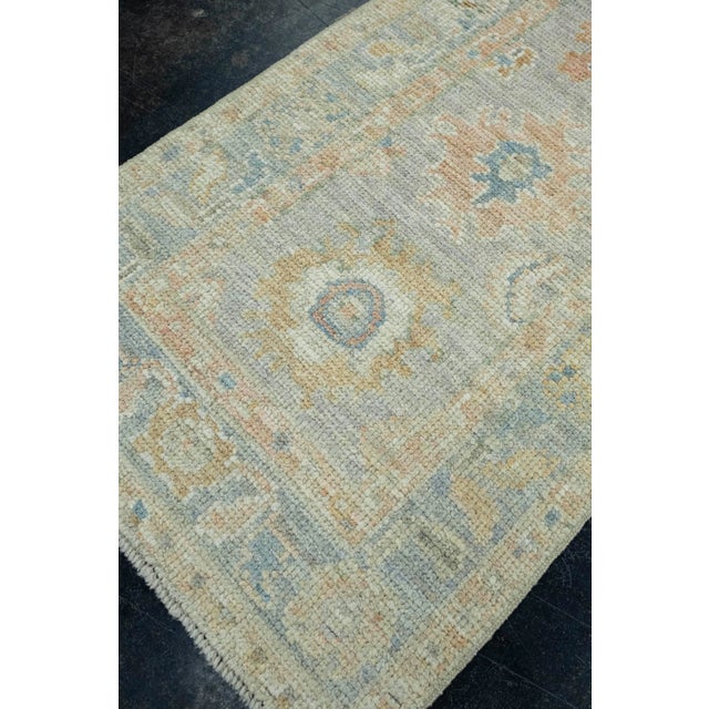Turkish Oushak Rug 1'9" x 3'3" #17324 For Sale - Image 4 of 8