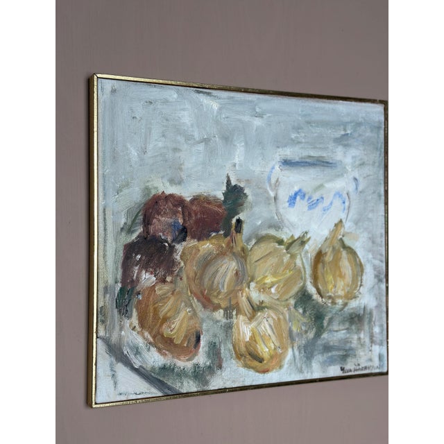 Ylva Hakanson Byström, Fruits, 1960s, Oil on Canvas, Framed For Sale - Image 9 of 18