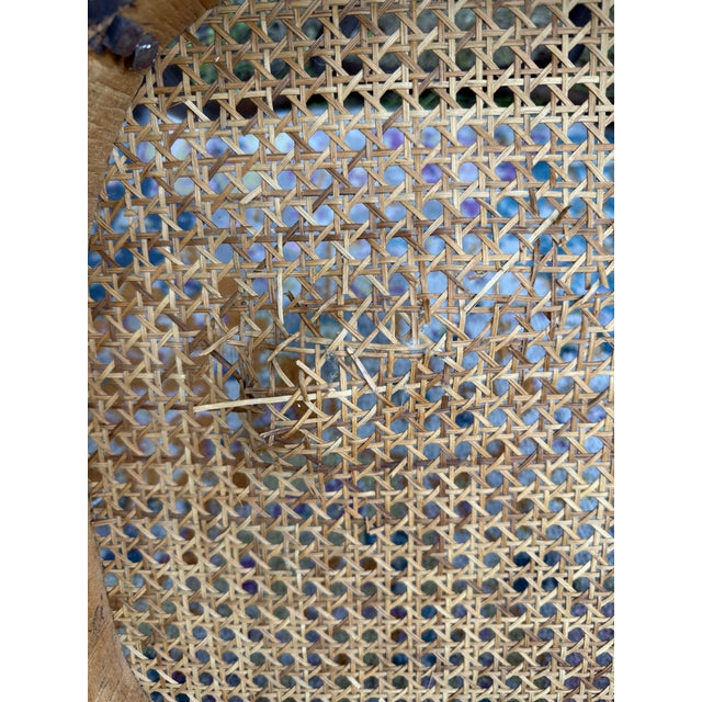 Brown 1970s Set of Four Thonet-Style Bentwood and Cane Bistro Chairs For Sale - Image 8 of 8