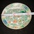 Wucai Koi Fish & Ocean Wave Decorative Porcelain Plate, Chinoiserie Display Dish For Sale In New York - Image 6 of 6