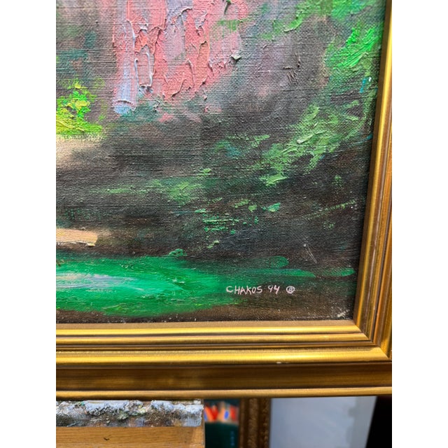 Textile 1994 - Red Trees in the Forrest For Sale - Image 7 of 8